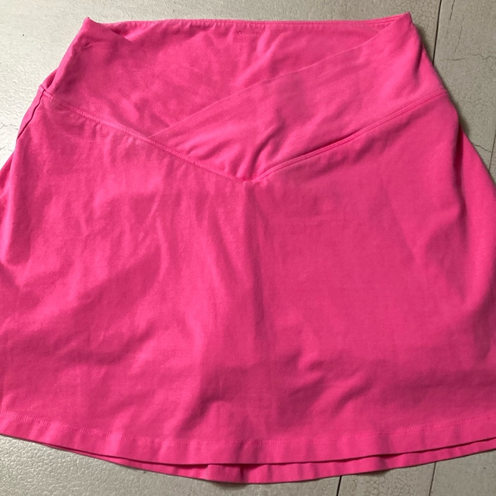 Victory Secret pink large skirt with shorts